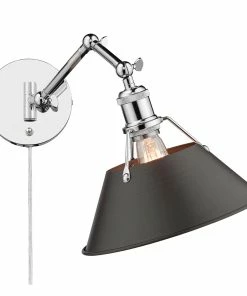 Golden Lighting Transitional Looks Orwell 1 Light Articulating Wall Sconce