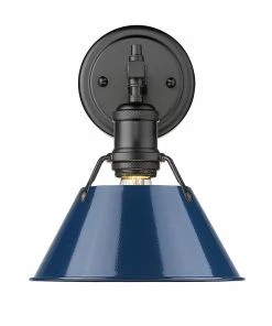 Golden Lighting Orwell 1 Light Bath Vanity American Farmhouse