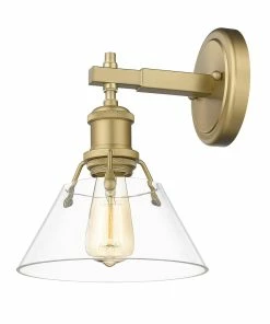 Golden Lighting Orwell 1 Light Bath Vanity American Farmhouse