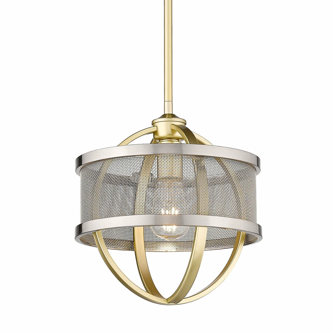 Brand new 🥰 Golden Lighting Colson Mini Pendant (with Shade) - Closeout 😀 3 Golden Lighting Colson Mini Pendant (with Shade) - Closeout