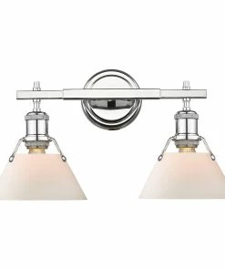 Golden Lighting American Farmhouse Orwell 2 Light Bath Vanity