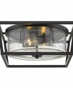 Golden Lighting Mercer Flush Mount American Farmhouse