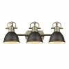 Golden Lighting Duncan 3 Light Bath Vanity