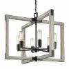 Golden Lighting American Farmhouse Lowell 6 Light Chandelier