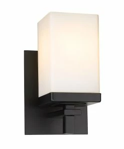 Golden Lighting Maddox 1 Light Wall Sconce American Farmhouse