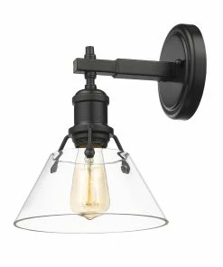 Golden Lighting Orwell 1 Light Bath Vanity American Farmhouse