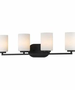 Wholesale 🥰 Golden Lighting American Farmhouse Manhattan 4 Light Bath Vanity 🔔 8 Golden Lighting American Farmhouse Manhattan 4 Light Bath Vanity