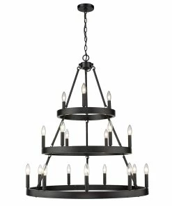 Golden Lighting Alastair 3 Tier - 18 Light Chandelier
