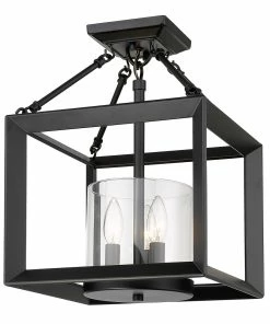 Golden Lighting Smyth Semi-Flush (Convertible)