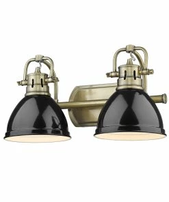 New ✨ Golden Lighting Duncan 2 Light Bath Vanity 👍 129 Golden Lighting Duncan 2 Light Bath Vanity