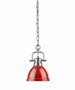 Golden Lighting Transitional Looks Duncan Mini Pendant With Chain - Closeout