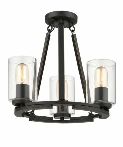 Promo 👍 Golden Lighting Monroe 3 Light Chandelier (Convertible) - Closeout 👍 9 Golden Lighting Monroe 3 Light Chandelier (Convertible) - Closeout