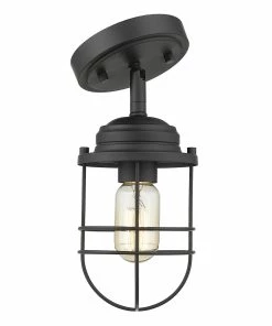 Discount ๐ Golden Lighting Seaport Semi-Flush ๐ 16 Golden Lighting Seaport Semi-Flush