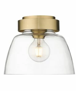 Golden Lighting Remy Flush Mount - 10" American Farmhouse