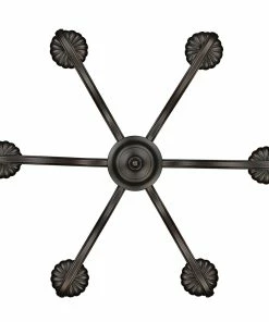 Golden Lighting Larrick 6 Light Semi-Flush - Large