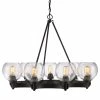Golden Lighting Galveston 9 Light Chandelier American Farmhouse