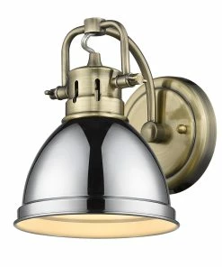 Buy ๐ฅ Golden Lighting American Farmhouse Duncan 1 Light Bath Vanity - Closeout โญ 44 Golden Lighting American Farmhouse Duncan 1 Light Bath Vanity - Closeout