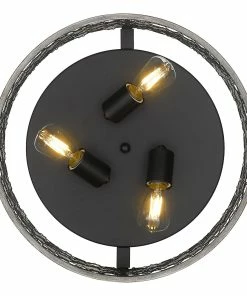 Flash Sale 🎉 Golden Lighting American Farmhouse Bailey Flush Mount - 15" 💯 8 Golden Lighting American Farmhouse Bailey Flush Mount - 15