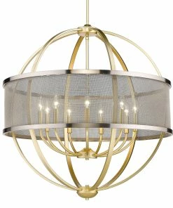 Cheapest โจ Golden Lighting American Farmhouse Colson 9 Light Chandelier ๐งจ 59 Golden Lighting American Farmhouse Colson 9 Light Chandelier