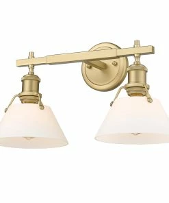 Golden Lighting American Farmhouse Orwell 2 Light Bath Vanity