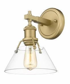 Golden Lighting Orwell 1 Light Bath Vanity American Farmhouse