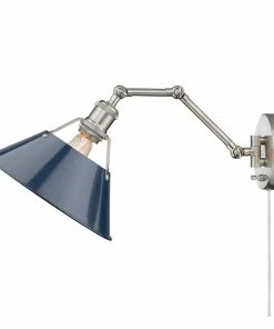 Golden Lighting Transitional Looks Orwell 1 Light Articulating Wall Sconce