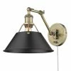 Buy โค๏ธ Golden Lighting Transitional Looks Orwell 1 Light Articulating Wall Sconce โ 1 Golden Lighting Transitional Looks Orwell 1 Light Articulating Wall Sconce