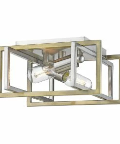 Golden Lighting Tribeca Flush Mount - Closeout American Farmhouse