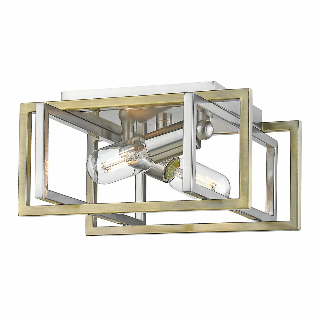 Hot Sale ๐ Golden Lighting Tribeca Flush Mount - Closeout American Farmhouse ๐ 3 Golden Lighting Tribeca Flush Mount - Closeout American Farmhouse