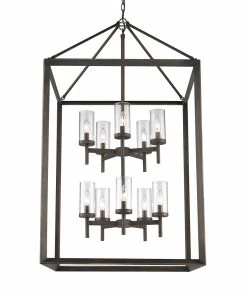 Hot Sale ๐ Golden Lighting American Farmhouse Smyth 10 Light Pendant ๐ฅ 9 Golden Lighting American Farmhouse Smyth 10 Light Pendant