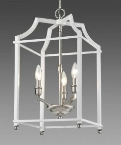 Golden Lighting American Farmhouse Leighton 3 Light Pendant - Closeout