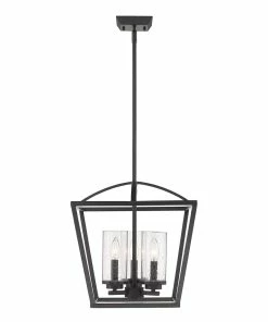 Golden Lighting Mercer 3 Light Pendant American Farmhouse