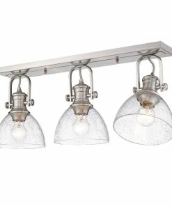 Wholesale ๐ Golden Lighting American Farmhouse Hines 3 Light Semi-Flush โ๏ธ 35 Golden Lighting American Farmhouse Hines 3 Light Semi-Flush