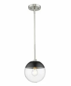 Golden Lighting Dixon Small Pendant With Rod - Closeout