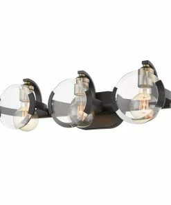 Golden Lighting Amari 3 Light Bath Vanity American Farmhouse