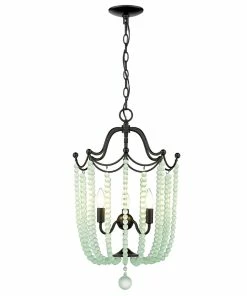 Golden Lighting Tiara 3 Light Pendant American Farmhouse