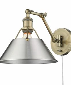 Golden Lighting Transitional Looks Orwell 1 Light Articulating Wall Sconce