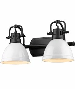 New ✨ Golden Lighting Duncan 2 Light Bath Vanity 👍 179 Golden Lighting Duncan 2 Light Bath Vanity