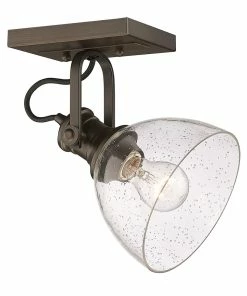 Golden Lighting Hines 1 Light Semi-Flush