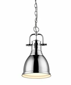 Golden Lighting Duncan Small Pendant With Chain