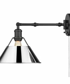 Golden Lighting Transitional Looks Orwell 1 Light Articulating Wall Sconce