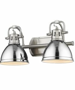 New ✨ Golden Lighting Duncan 2 Light Bath Vanity 👍 224 Golden Lighting Duncan 2 Light Bath Vanity