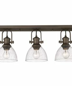 Wholesale ๐ Golden Lighting American Farmhouse Hines 3 Light Semi-Flush โ๏ธ 42 Golden Lighting American Farmhouse Hines 3 Light Semi-Flush