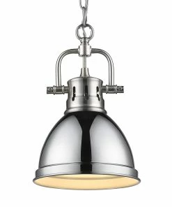Golden Lighting Transitional Looks Duncan Mini Pendant With Chain - Closeout
