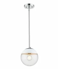 Golden Lighting Dixon Small Pendant With Rod - Closeout