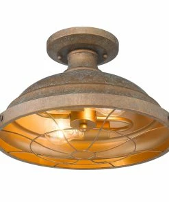 Golden Lighting Bartlett Semi-Flush