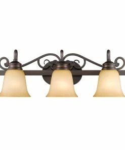 Hot Sale ✔️ Golden Lighting Belle 3 Light Bath Vanity 🎁 11 Golden Lighting Belle 3 Light Bath Vanity