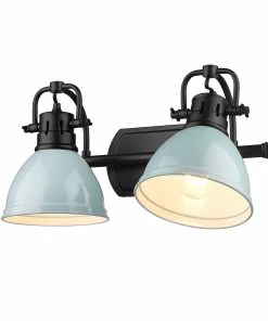 New ✨ Golden Lighting Duncan 2 Light Bath Vanity 👍 178 Golden Lighting Duncan 2 Light Bath Vanity