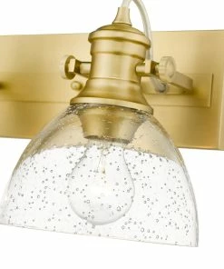 Golden Lighting Hines 3 Light Bath Vanity American Farmhouse