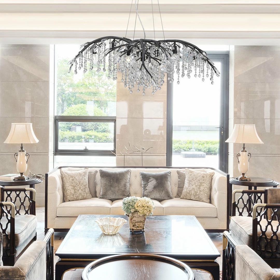 Budget โ๏ธ Golden Lighting Autumn 12 Light Chandelier American Farmhouse ๐คฉ 9 Golden Lighting Autumn 12 Light Chandelier American Farmhouse